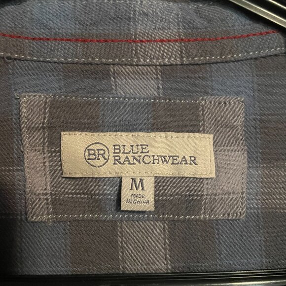 Blue Ranch Wear Flannel - Picture 3 of 3